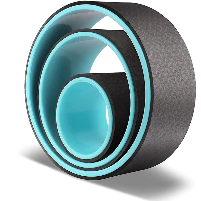 

Yoga Wheel Set 3 Pack,Back Roller For Muscle Relaxation & Stretches, Yoga Prop Wheels For Strength&Flexibility
