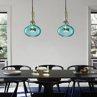 nordic creative color pendant light lighting postmodern living room restaurant bedroom bedside lamp bar macaron glass chandelier