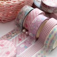 1pcs japanese decorative deco paper floral flower cherry blossom masking washi tape set stickers crafts and scrapbooking