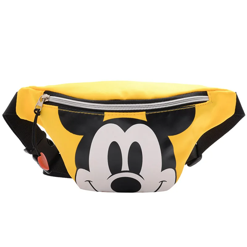 Disney Minnie Mickey Mouse Kids Fashion Waist Bag Boy Cute Cartoon Children Bag Money Pouch Baby  Waist bag