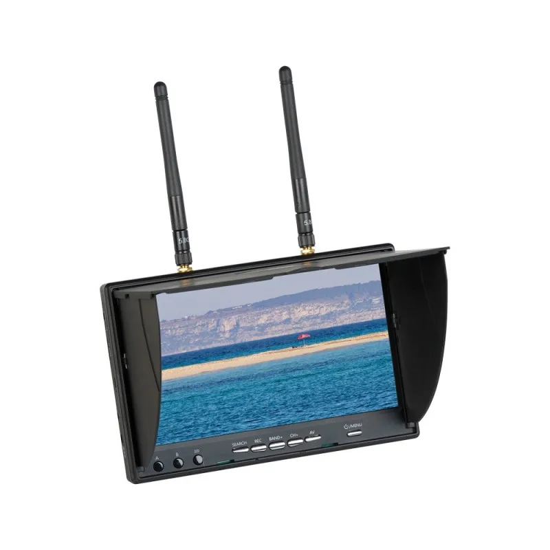 

Foxeer LCD5802D 7-дюймовый монитор DVR 5,8G 40CH встроенный двойной приемник 2000 мАч автопоиск FPV Для беспилотных летательных аппаратов DIY запчасти