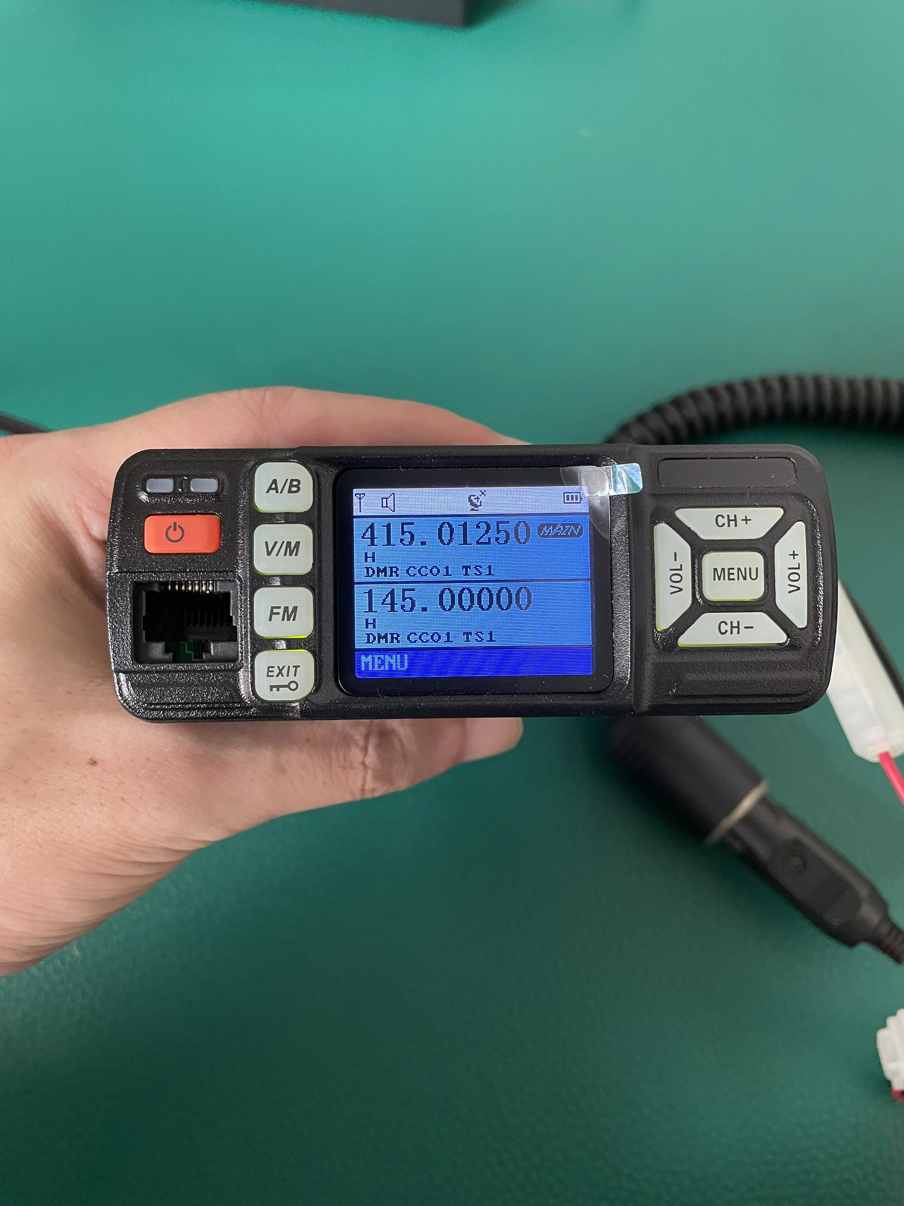 Wurui D300 DMR radios digital walkie talkie Radio stations devices Mobile ham professional communicator 100km Amateur VHF UHF enlarge