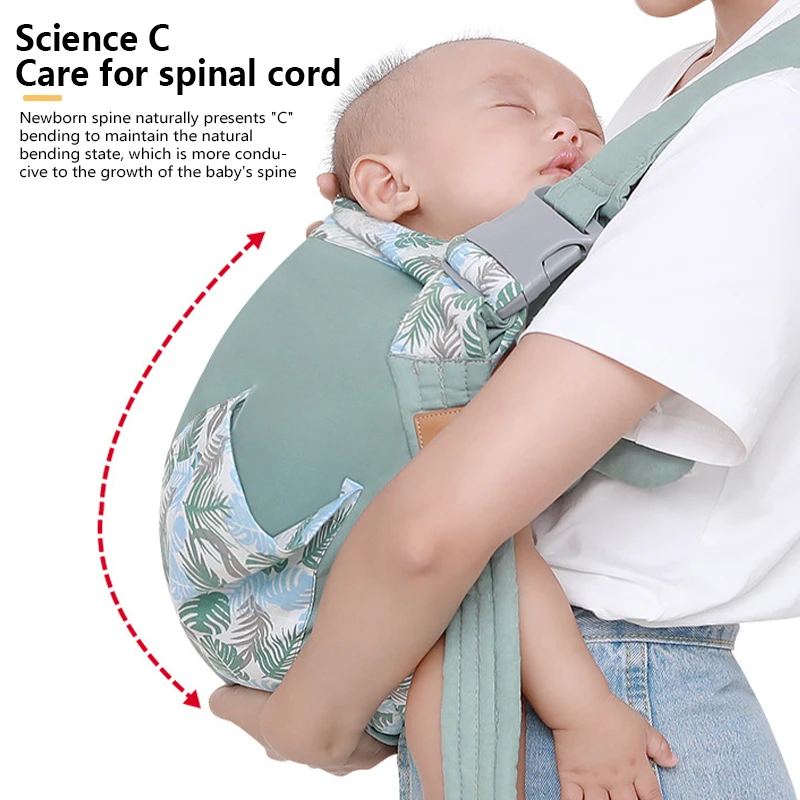 Рюкзак-переноска для новорожденных 0-36 месяцев двухфункциональный слинг из