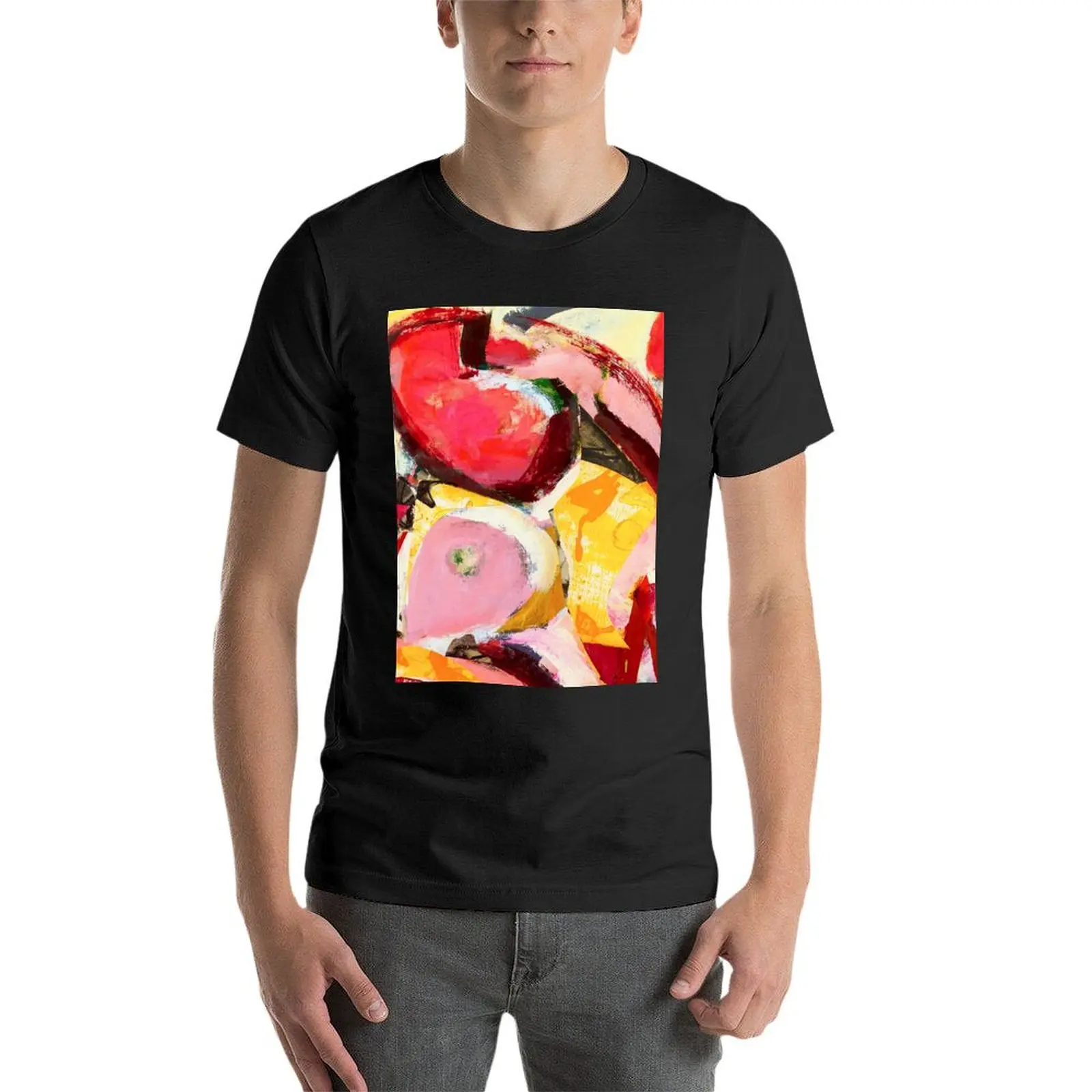 Мужская футболка с рисунком животного принтом