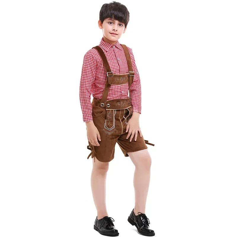 Костюм Октоберфеста Lederhosen баварский немецкий фестиваль пивной косплей для
