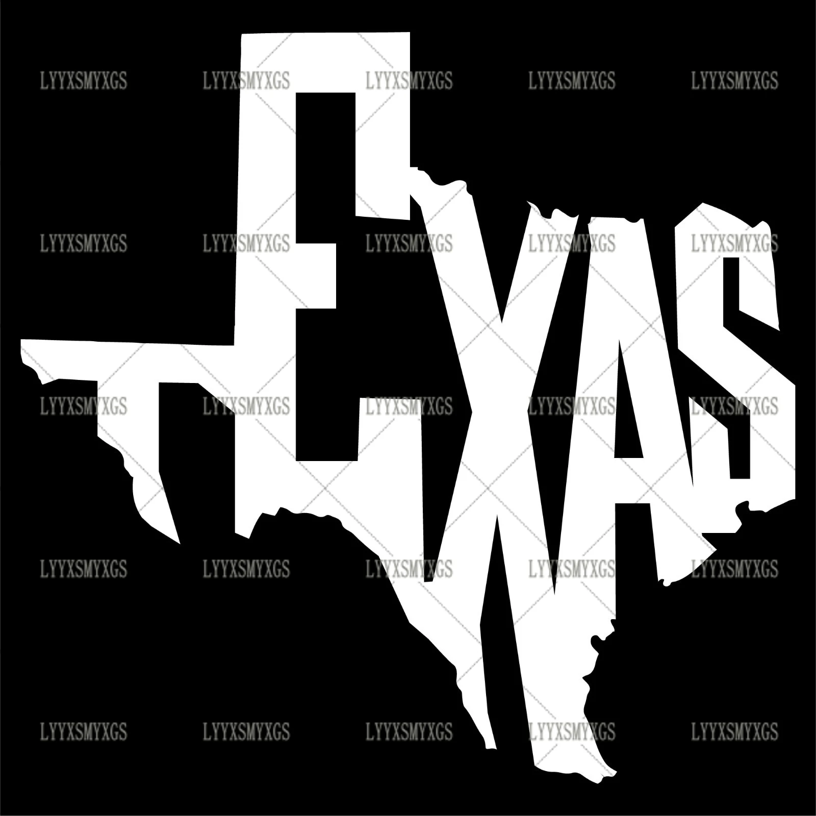 Самоклеящиеся автомобильные наклейки с контуром штата Техаса на заказ, водостойкая солнцезащитная виниловая наклейка, ПВХ, оптовая продажа, автомобильные аксессуары (art.: 3920d2237c8ae) - 3920d2237c8ae