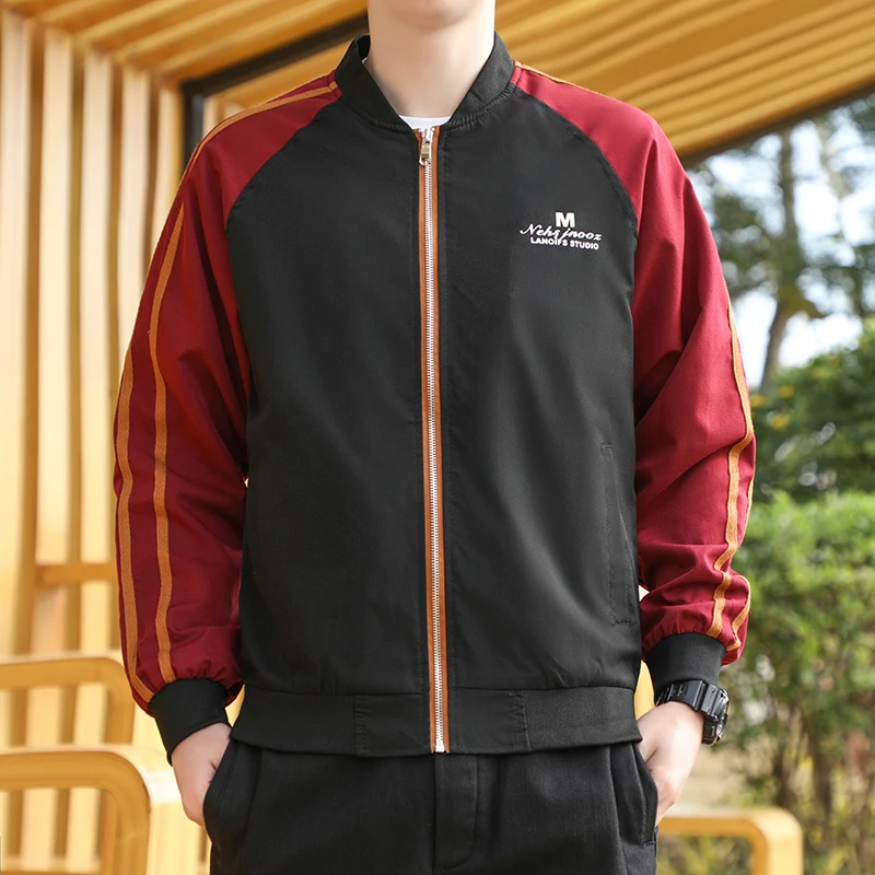 

Mens Jacket 2022 Spring Hip Hop Harajuku Bone Letter Patchwork Thin Men Baseball Bomber Jackets Streetwear New Male Tops Coats