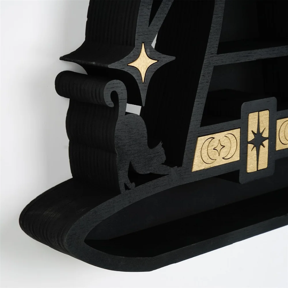 Деревянная стойка для ведьмы вертикальная гостиной настенное украшение стеллаж