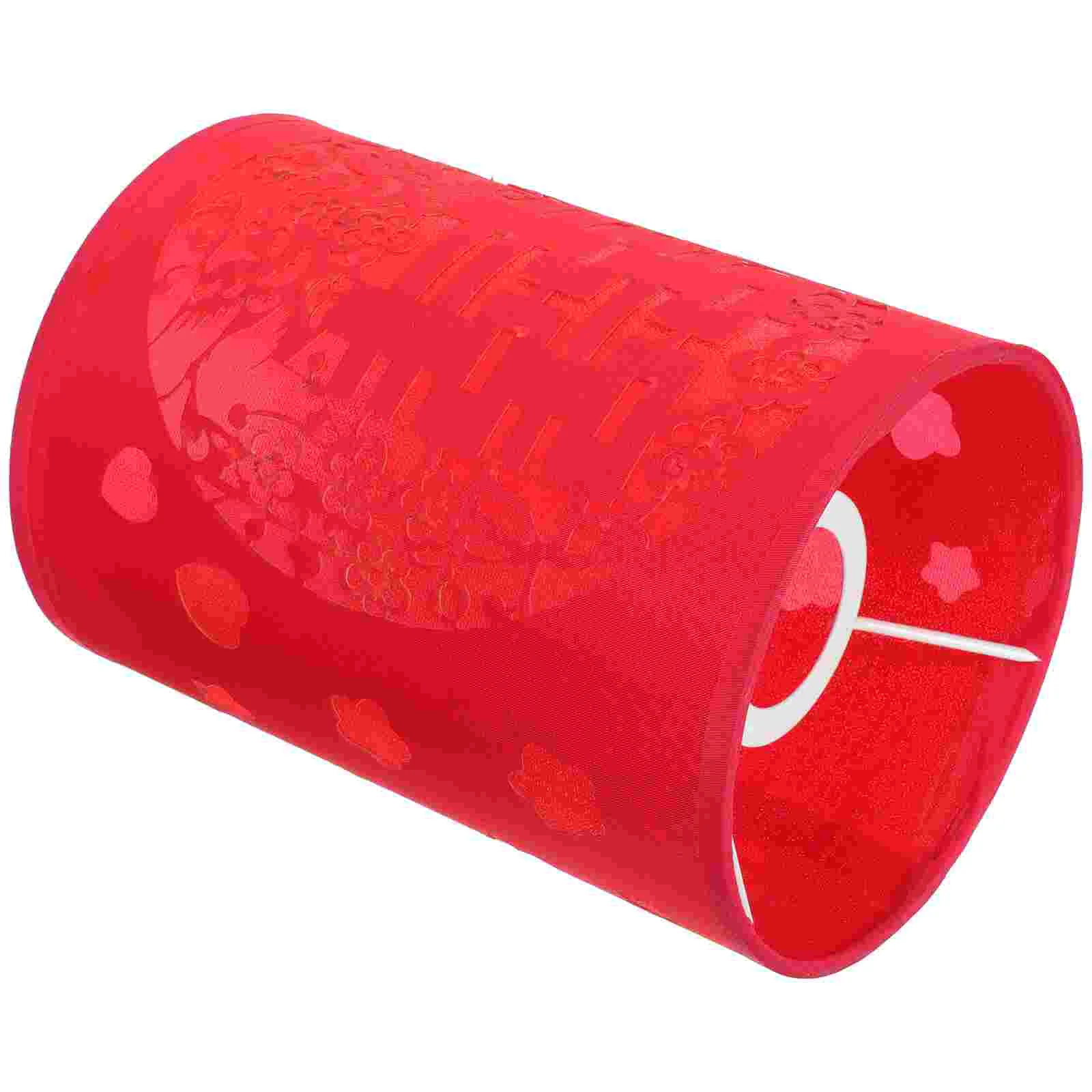 

Home Décor Pendant Lights Shades Wedding Decor Bedside Lamp Screen Red Bulbs Fabric Modern Lamp Cover Household Lampshade