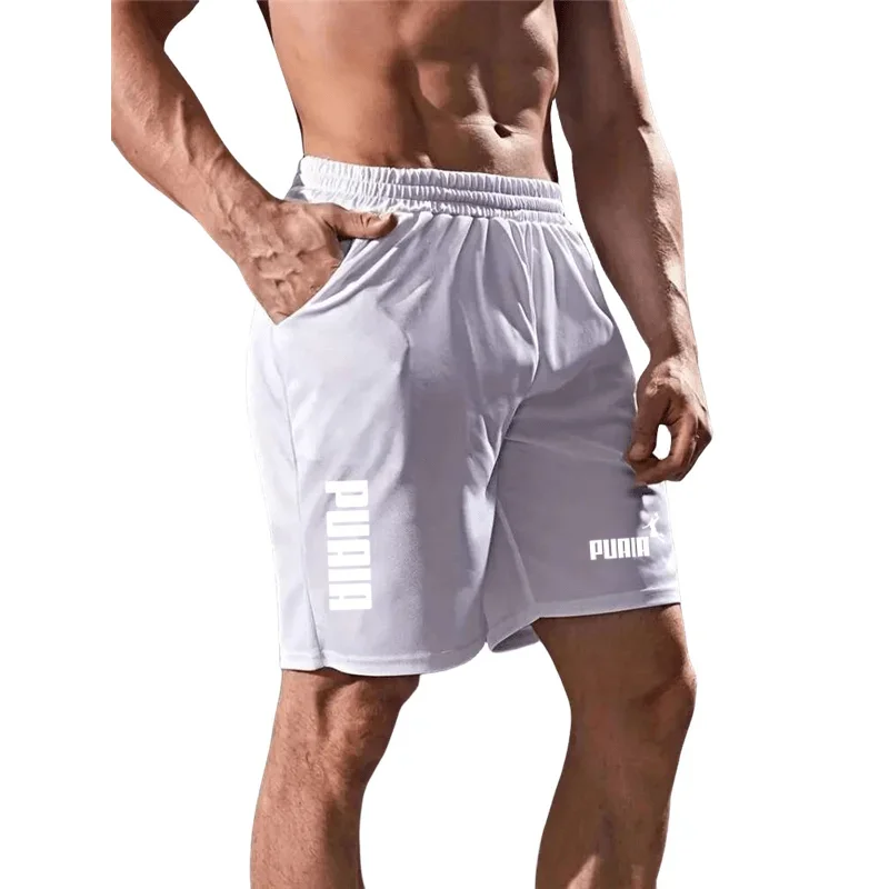 Шорты мужские спортивные пляжные с принтом свободные Джоггеры для спортзала и