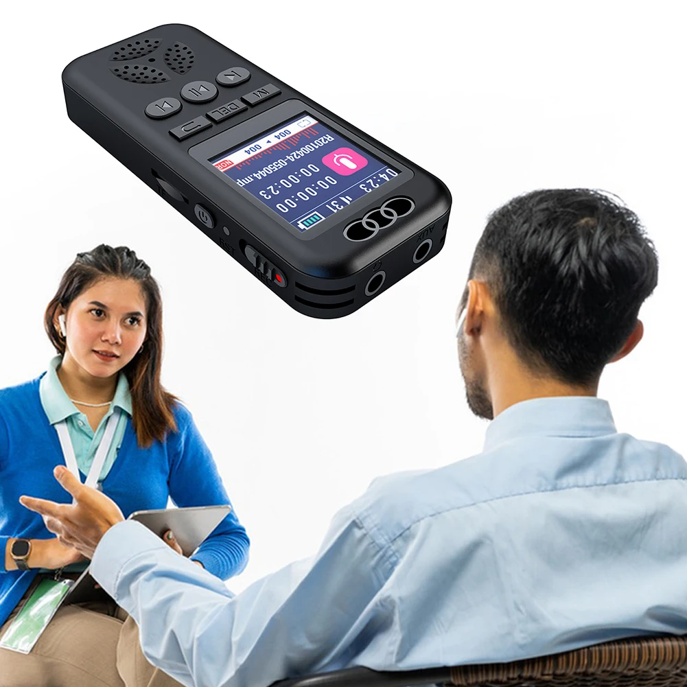 Цифровой диктофон 32 ГБ/16 ГБ/8 ГБ с воспроизведением голосовой активацией