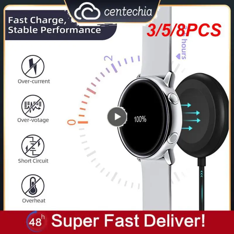 

3/5/8PCS 100cm Wireless Charger Consumer Electronics Watch Charging Dock Station Overvoltage Protection Fast Charging