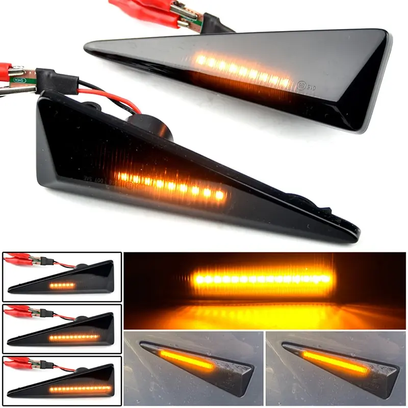 

Dynamic LED Flashing Turn Signal Side Marker Lamp Car Light For Renault MK4 Vel Satis Wind Avantime Megane 2 Scenic 2 Espace 4