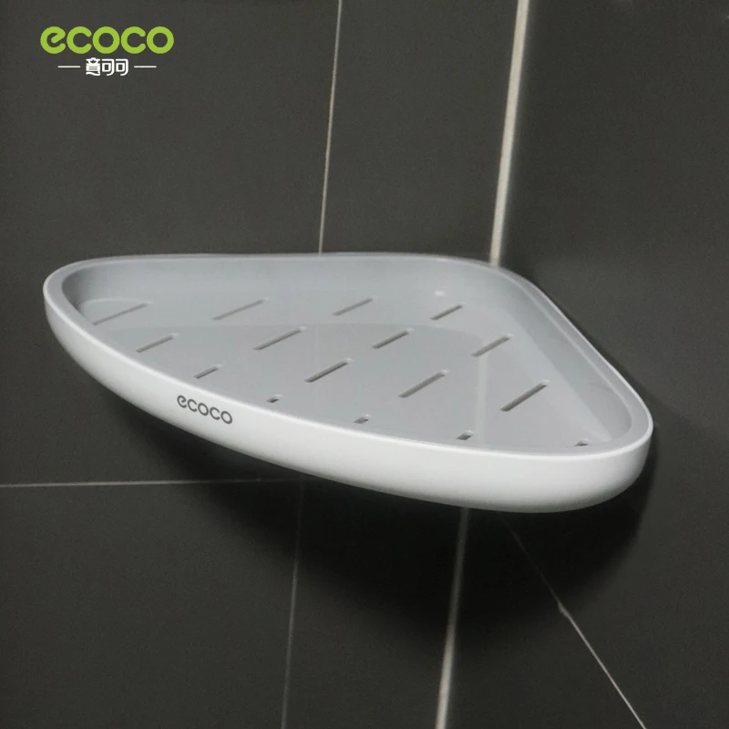 Полка для хранения в ванную комнату ECOCO угловая полка душа держатель шампуня