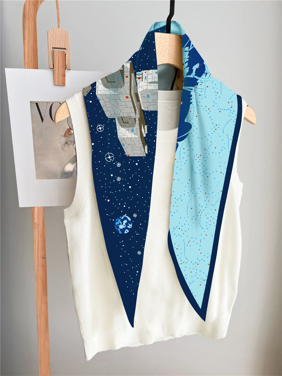 Рисунок 4 - Новая мода алмазный шарф брендовый