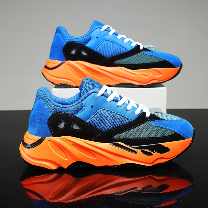 

Men Sports Shoes Running Sneakers Lightweight Fashion Breathable Dad Shoes Platform Mesh Walking Shoes Jogging Training Shoes 44