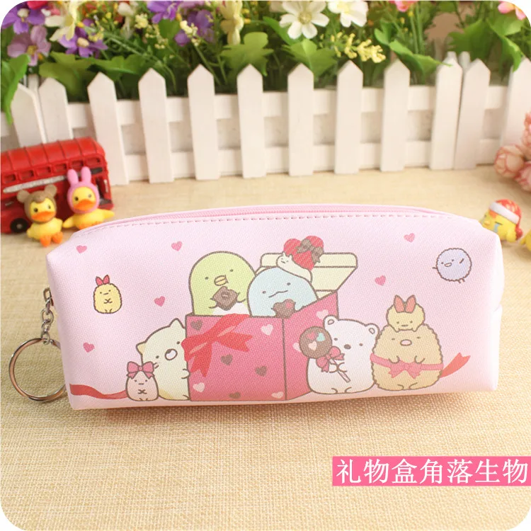 1шт Милый пенал San-x Sumikko Gurashi с двойными звездами, моей мелодией, плюшевым кошельком для девочек, школьными принадлежностями и подарками.