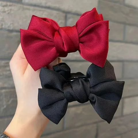 Детская заколка GEONYIEEK красная акриловая