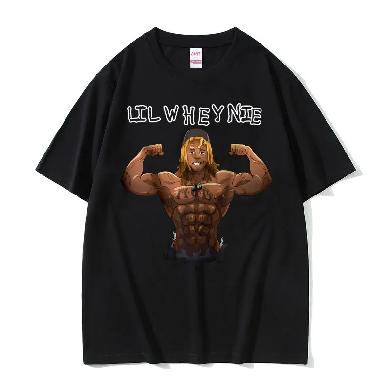 Футболка Rapper Lil Wheynie с коротким рукавом для мужчин и женщин