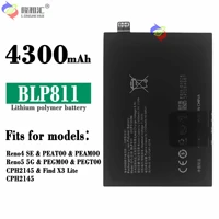 compatible for oppo reno 4sereno 5find x3 lite blp811 4300mah phone battery series