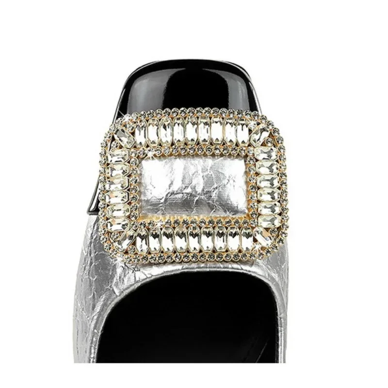 BIGTREE/женская обувь женские туфли-лодочки с металлической пряжкой элегантные на