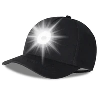 2022 new baseball hat with led light hands free flashlight cap fishing running peaked hat keep warm for climbing fishing outdoor