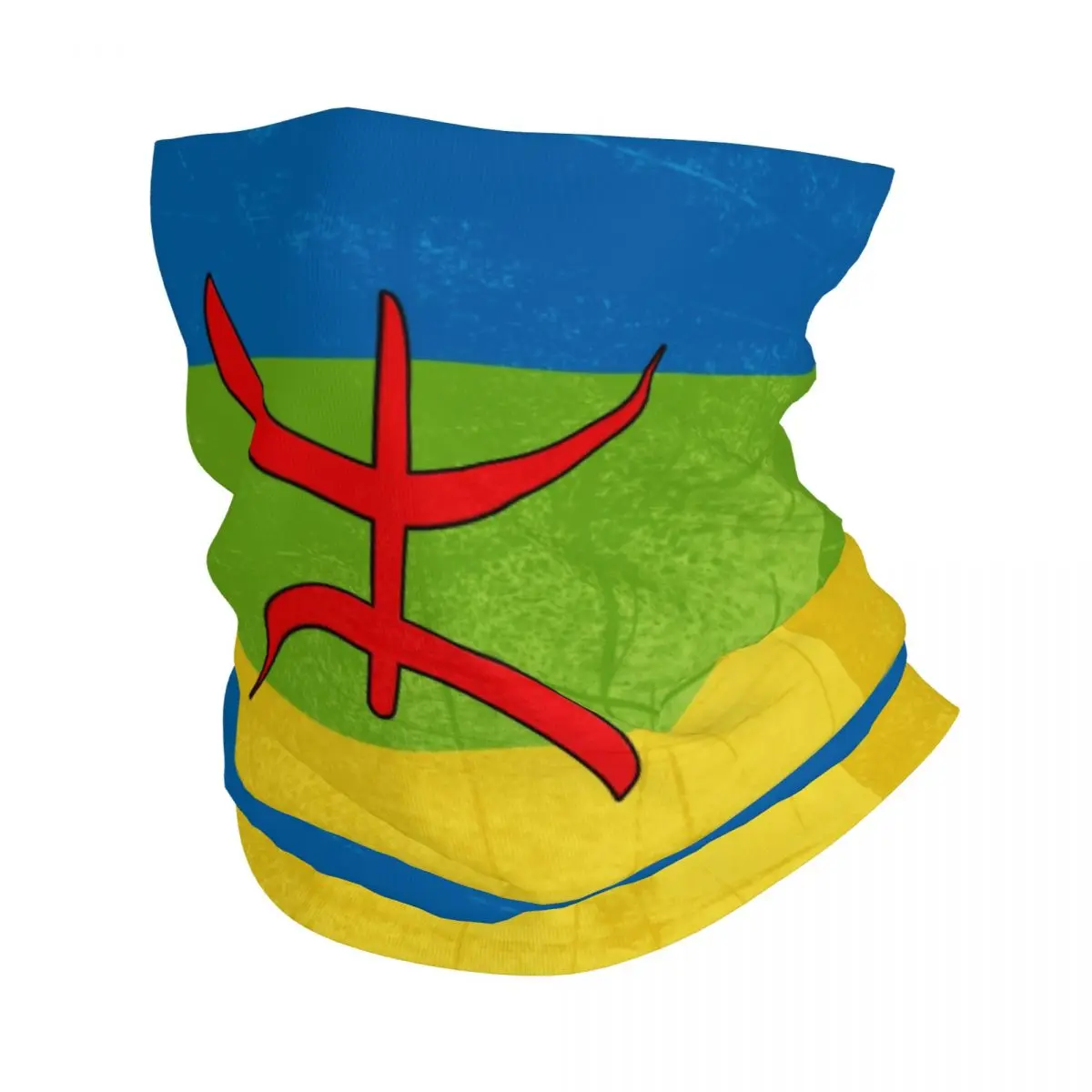 

Винтажная Зимняя повязка на голову с флагом Amazigh, обогреватель шеи для женщин и мужчин, шарф-труба для лыжного спорта и бега, бандана-труба с логотипом Berber Tifinagh