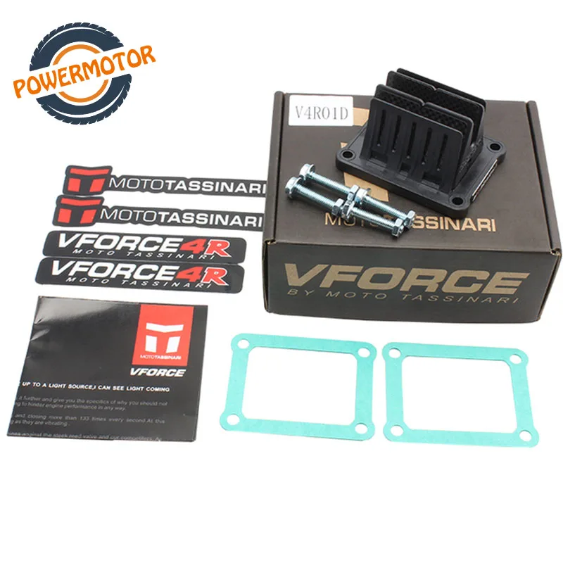 

Motorcycle Carbon Fiber Reed Valve Kit For V Force Delta 2 Honda CR125 NSR 1987-2000 2002 VForce2 Reed Valve Cage V4R01D