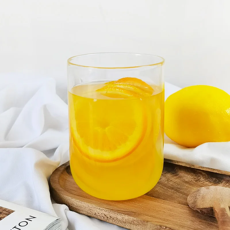 

Single Wall Glass Cup Summer Cold Drink Tumbler Juice Cup Water Bottle Household Drinkware Cocktail Glass for Bar