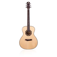 acmhigh quality 40 inch solid spruce top acoustic guitar with cheap price