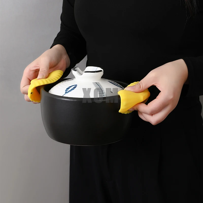 

Силиконовая Теплоизоляция, противоскользящая Подставка под горшок, держатель для духовки, противоскользящая Подставка под горшок, кухонные аксессуары