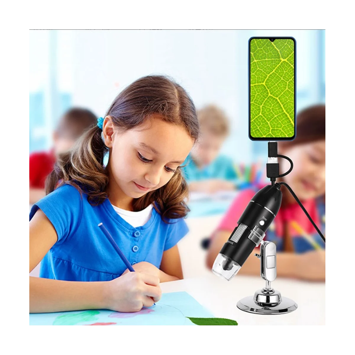 Цифровой микроскоп камера 1600 крат 3 в 1 USB портативный Elec для пайки увеличительное