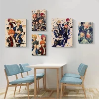 ensemble stars classic anime poster kraft paper sticker home bar cafe posters wall stickers