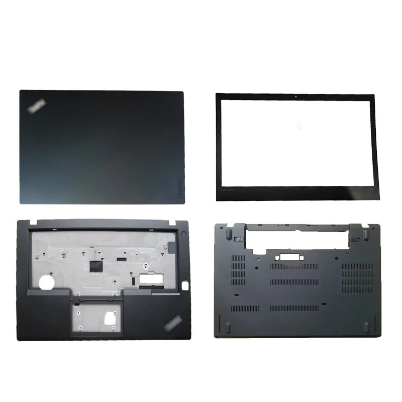

LCD screen back cover bezel frame palmrest top case bottom base and hinge for lenovo thinkpad t470 t480 a475 laptop