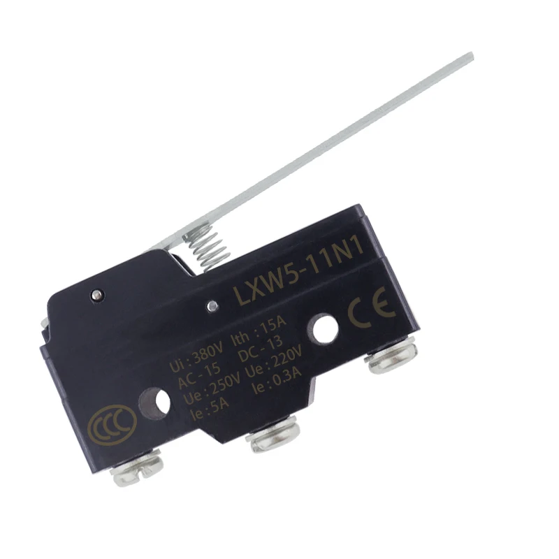 LXW5-11N1 Микроконцевой выключатель длинный рычаг SPDT дорожный переключатель
