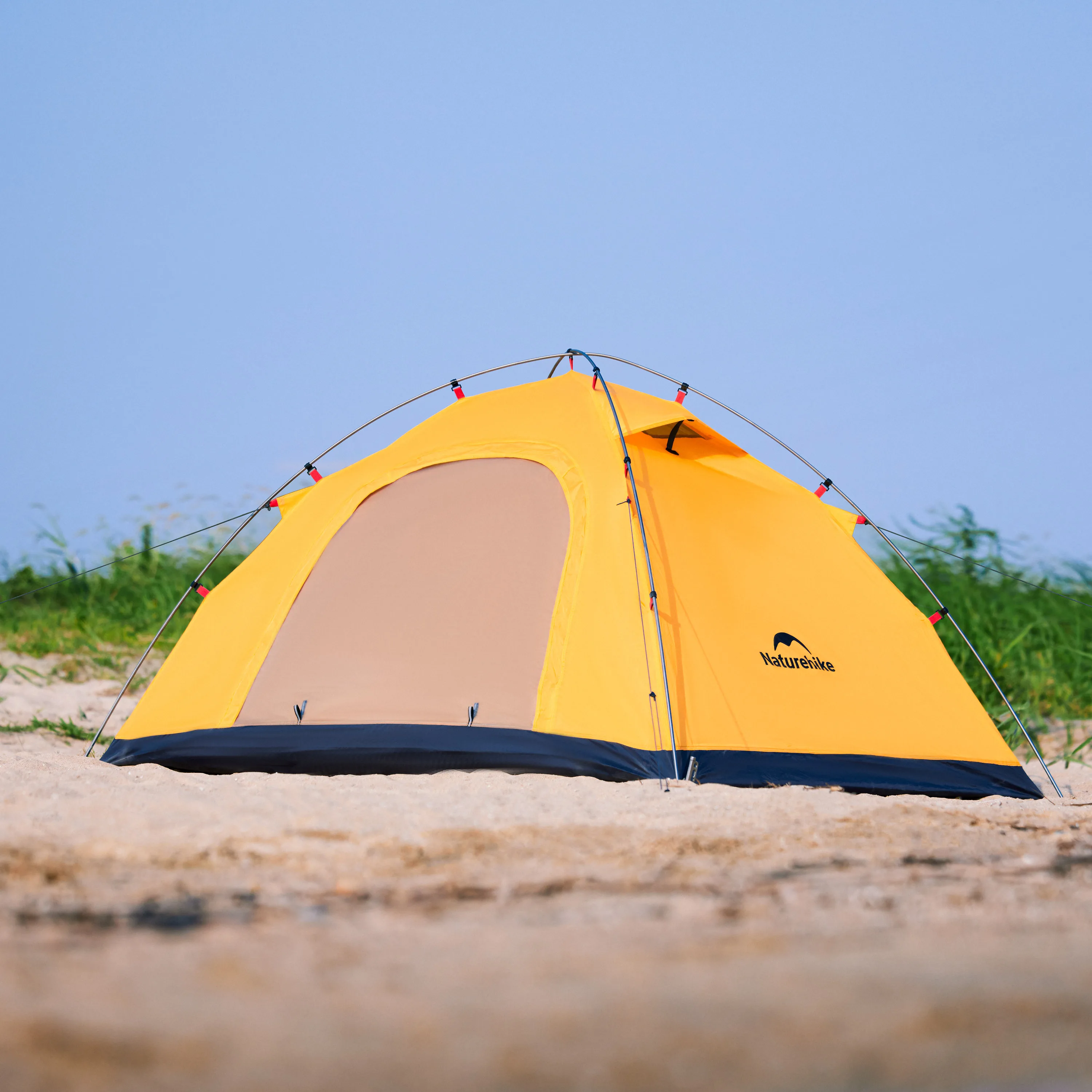 Naturehike 2024 новая уличная однослойная палатка для 2 человек серия P UPF 40 + УФ-излучение