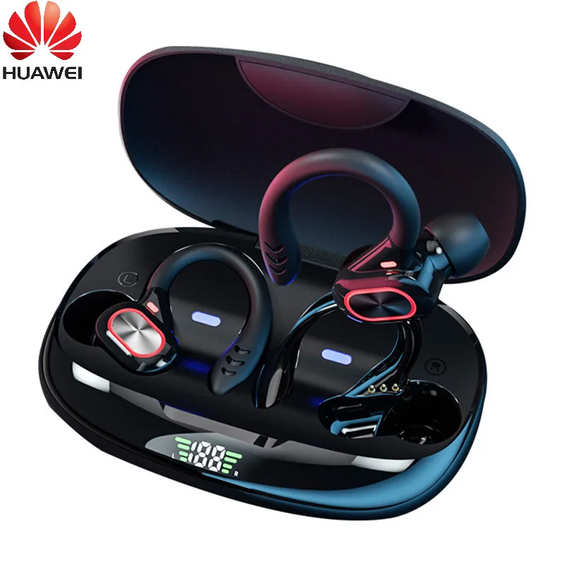 

Bluetooth-наушники Huawei TWS водонепроницаемые с микрофоном и светодиодным дисплеем