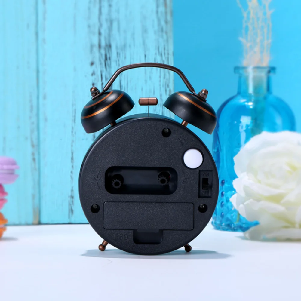 Quartz Battery Operated Bedside Loud Non Ticking Silent Wake