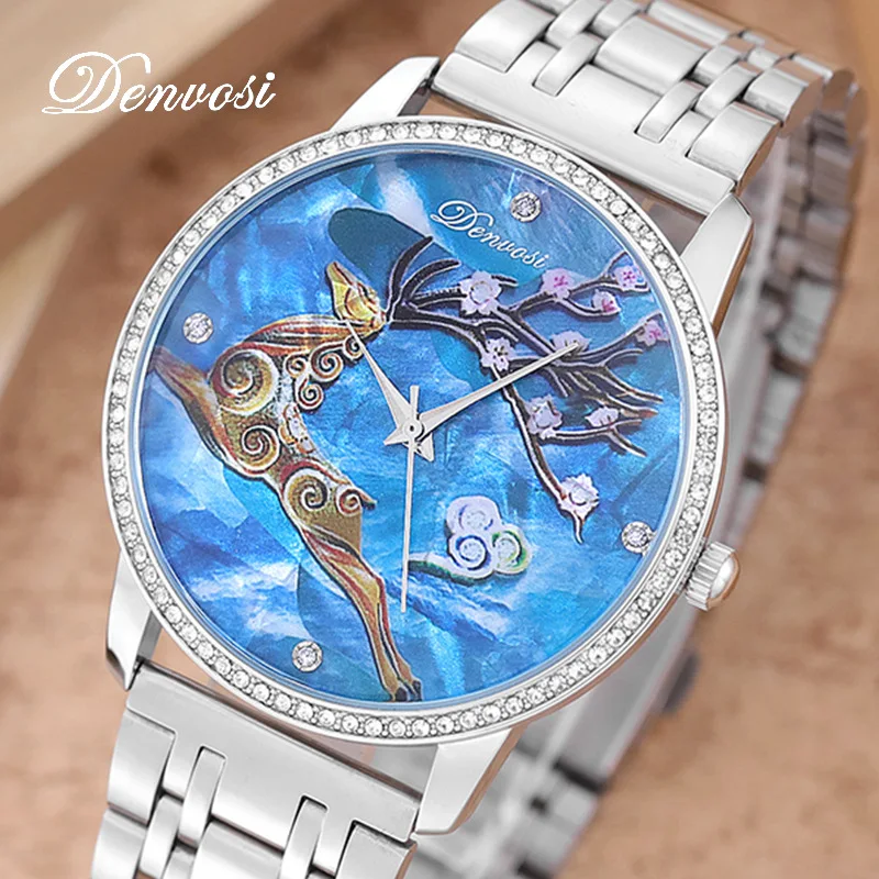 BENVOSI 2023 New Fashion Business Steel Quartz Watches for Women Waterproof Relief Women's Wristwatch Bracelet Reloj Mujer