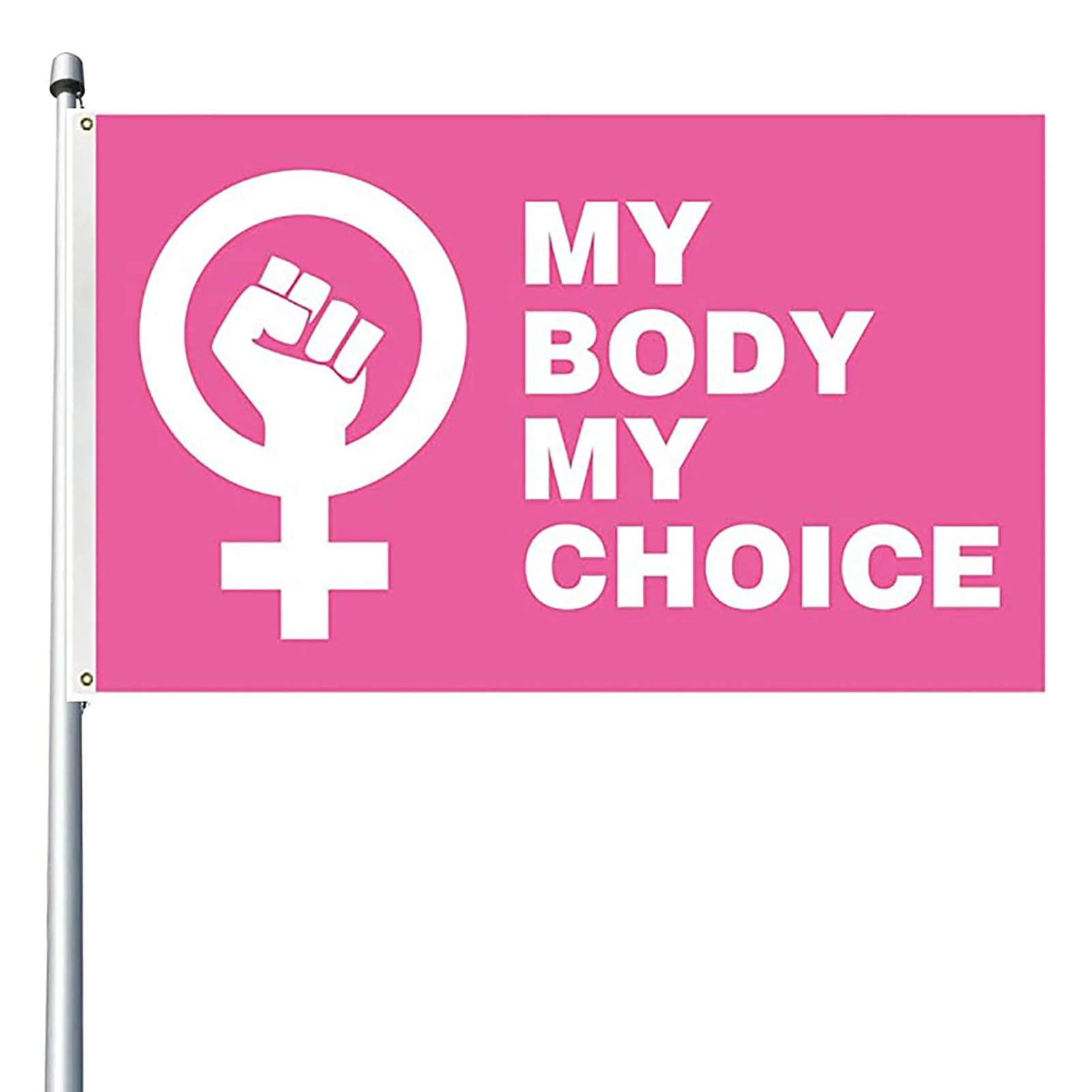 

My Body Choice Flags Durable My Body My Choice Banner Decorative House Yard Lawn Indoor & Outdoor Single-Sided Garden Flag
