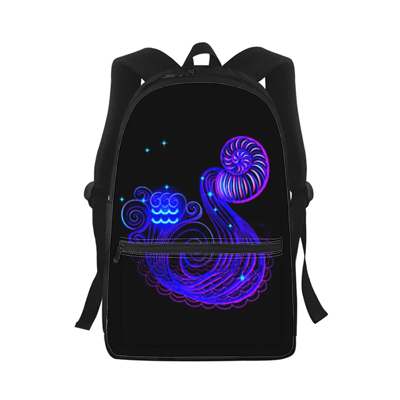 constellations 12 Men Women Backpack 3D Print Fashion Student School Bag Laptop Backpack Kids Travel Shoulder Bag