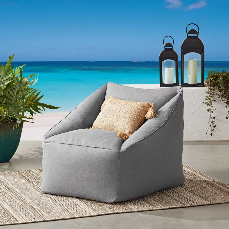 

Better Homes & Gardens Dream Bean Patio Bean Bag Chair, Grey
