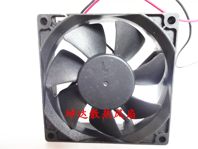 Охлаждающий вентилятор для сервера постоянный ток 24 В 0 29 А 80x80x25 мм 2 провода