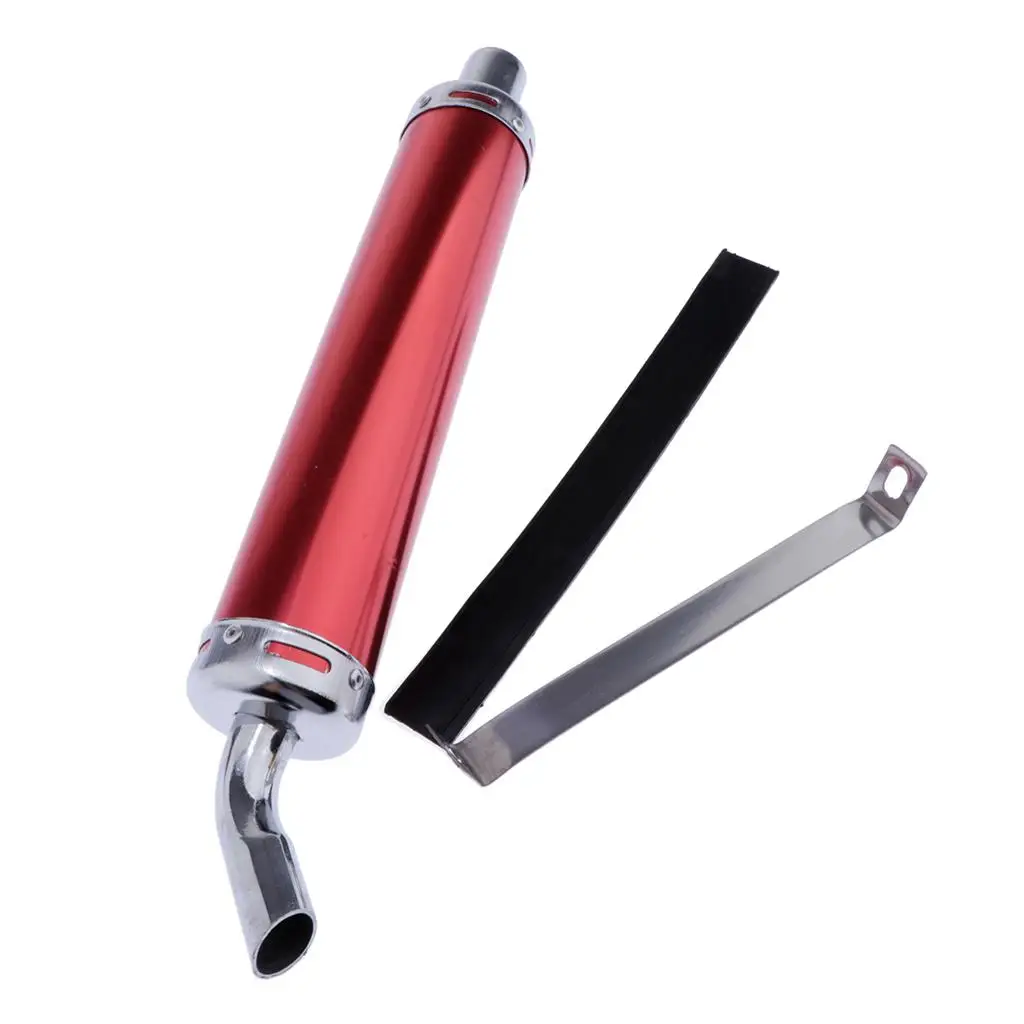 

MagiDeal NEW 28MM Red Muffler Exhaust Silencer 50 110 125 cc Dirt Bike ATV