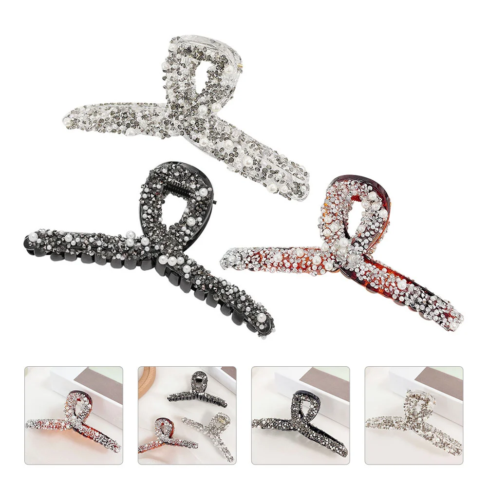 

3Pcs Hair Clip Hair Claw Clamp Hair Clasp Clip Girl Hair Accessory