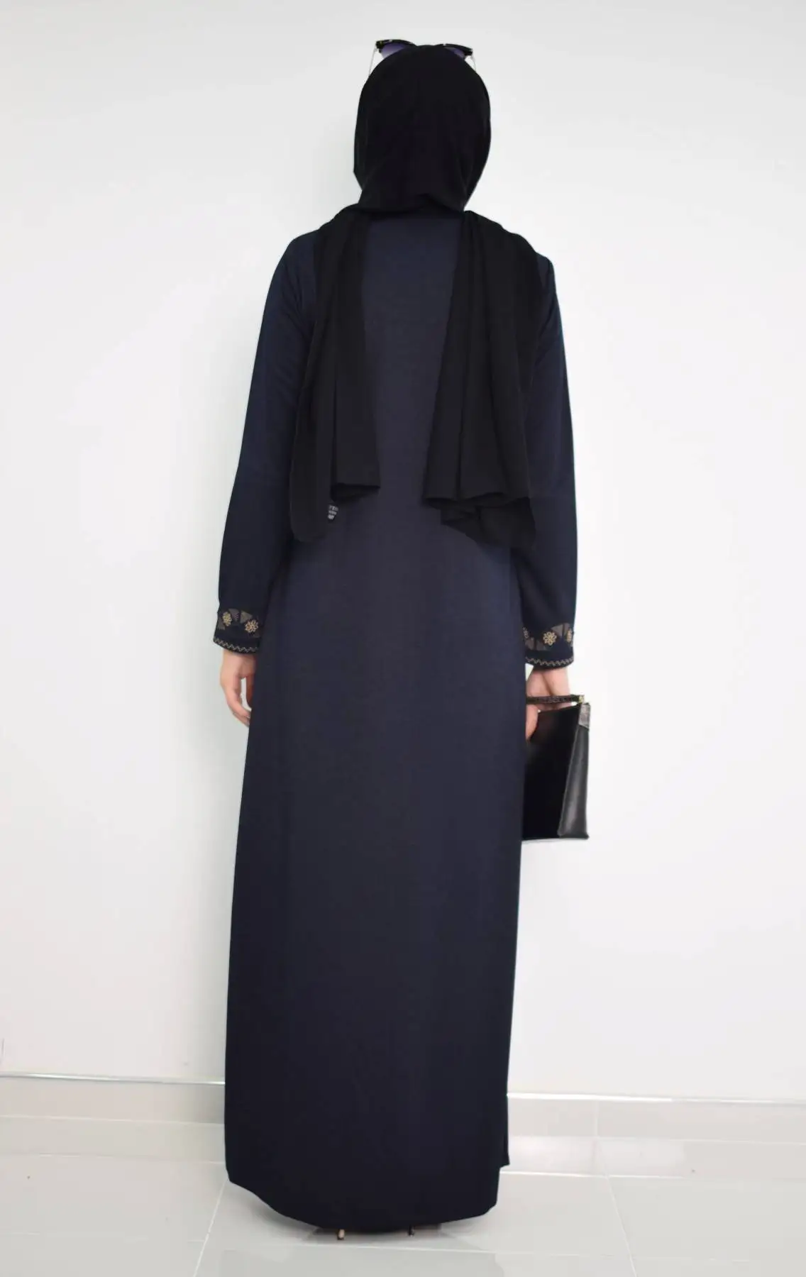 

Embroidered Ferace MC2027 Navy Blue