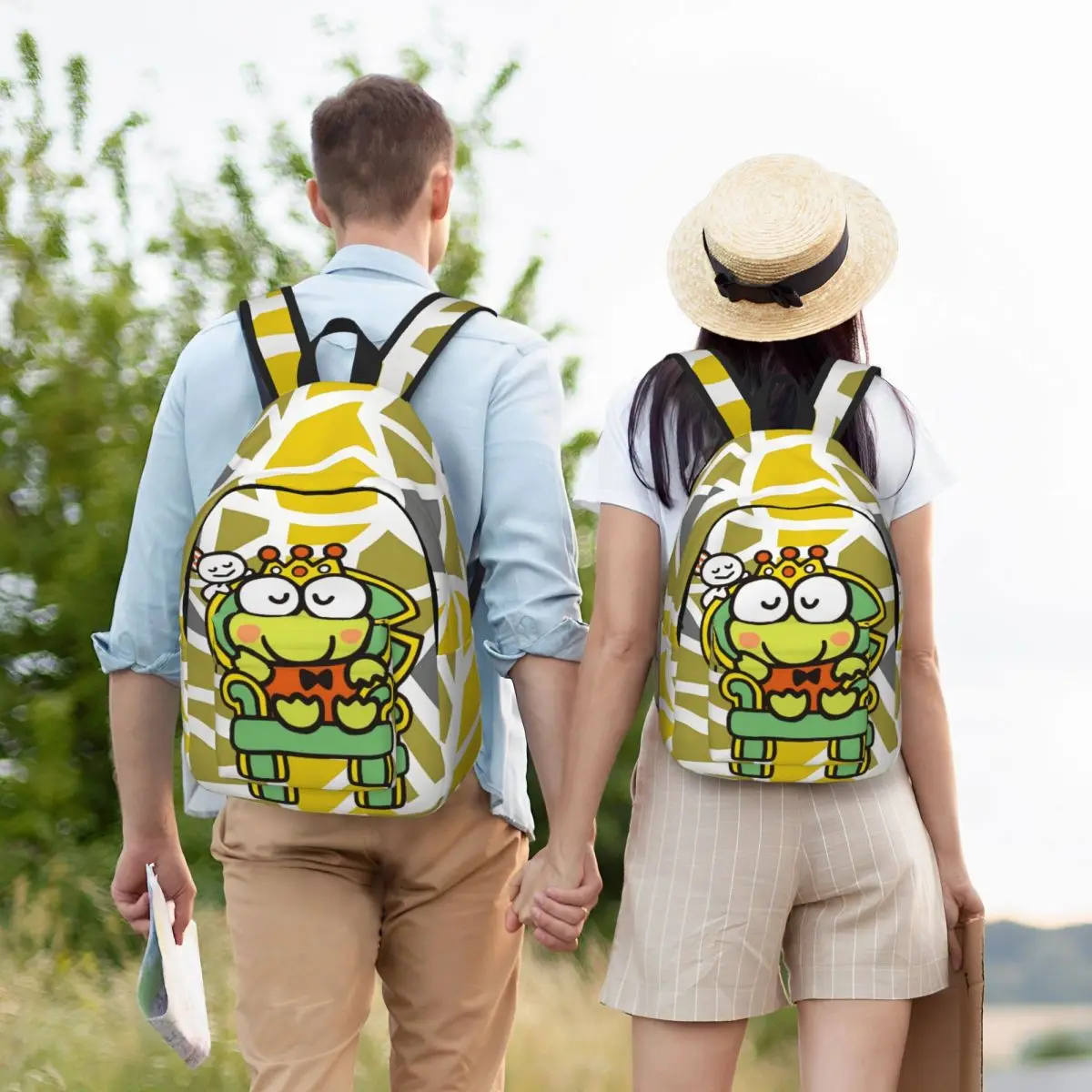 Походный персонаж мультфильма Sanrio прочное плечо дизайн Харадзюку набор книг Keroppi