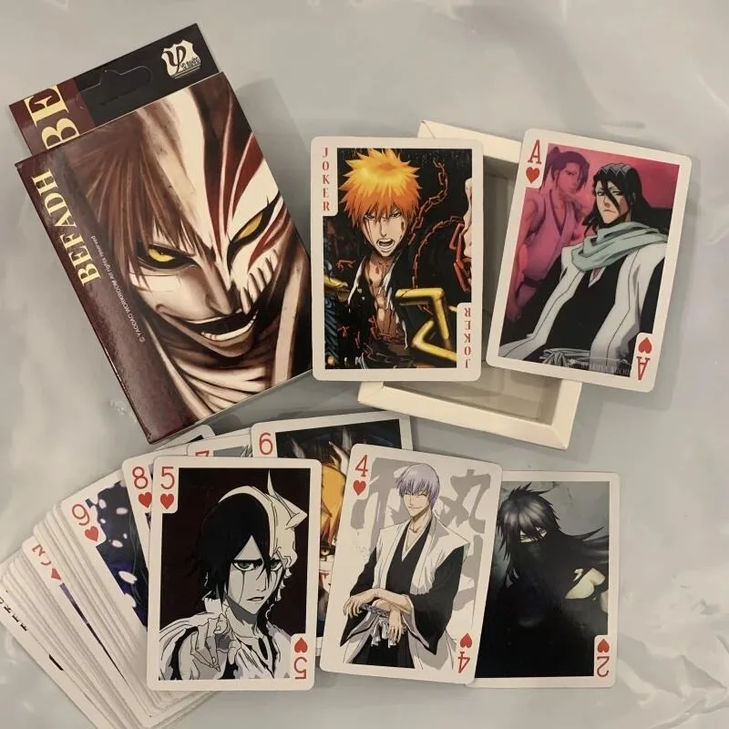 54 шт. периферийные покерные карты BLEACH в стиле аниме Kurosaki Ichigo Aizen Sousuke фанаты игр