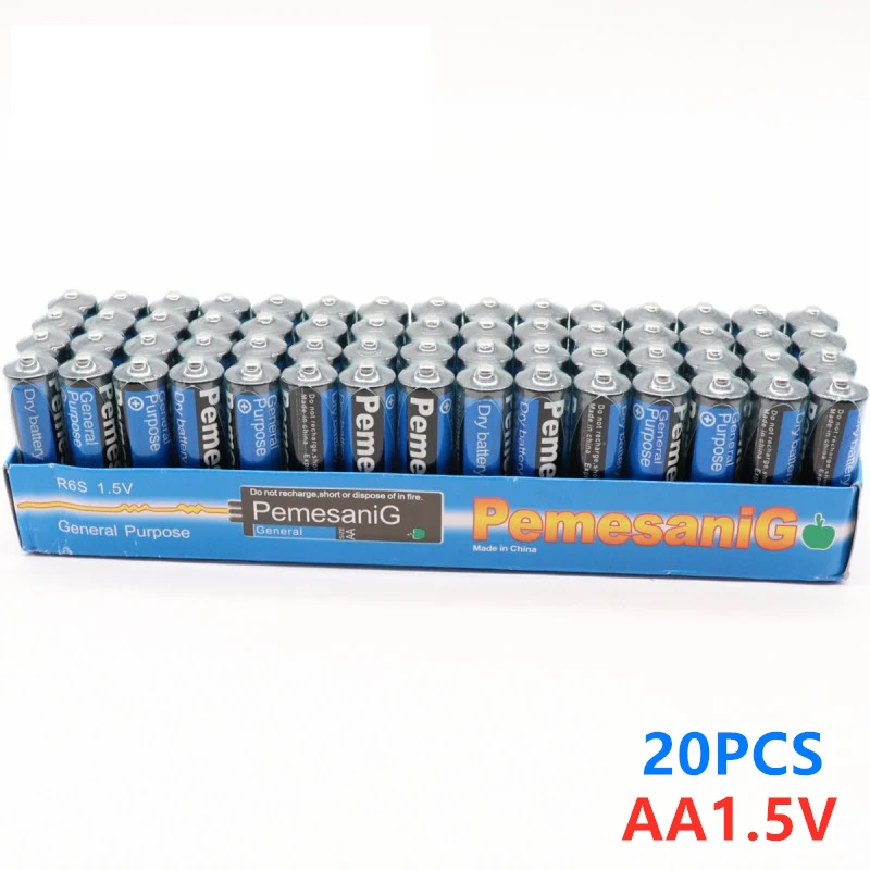 New 20PCS Disposable Alkaline Dry Battery AA 1.5V Battery, Suitable For Camera, Calculator, Alarm Clock, Mouse, Remote Control