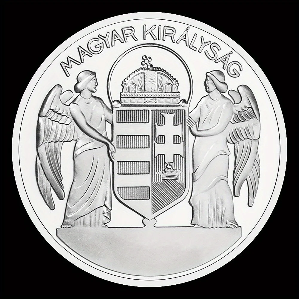 Коллекционная серебряная монета Holtimiklos King of Hungary креативный неполютный подарок